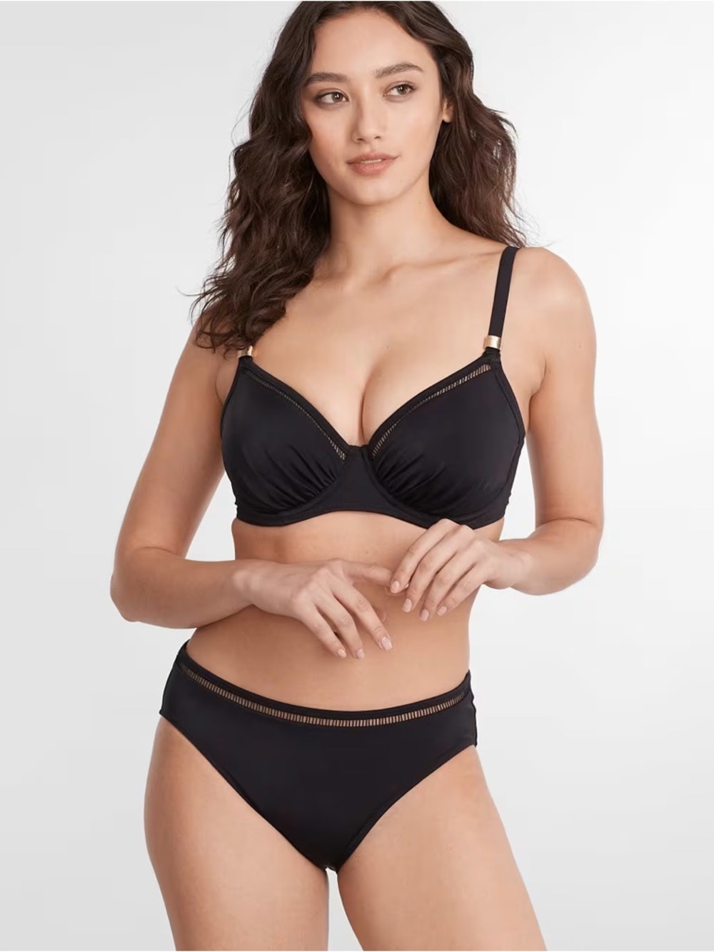 Fantasie Black Underwire Bikini Set